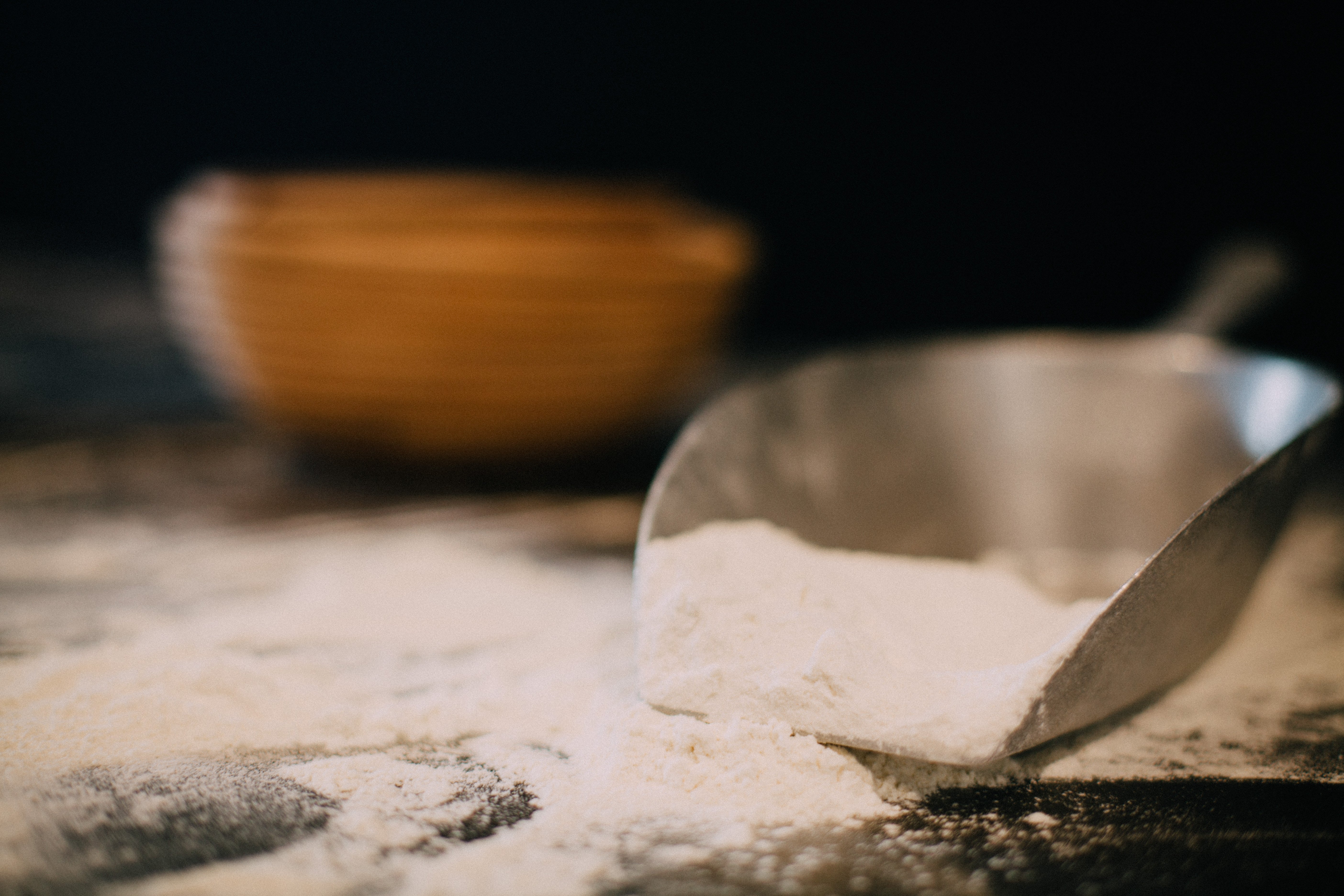 Tarwebloem en tarwemeel